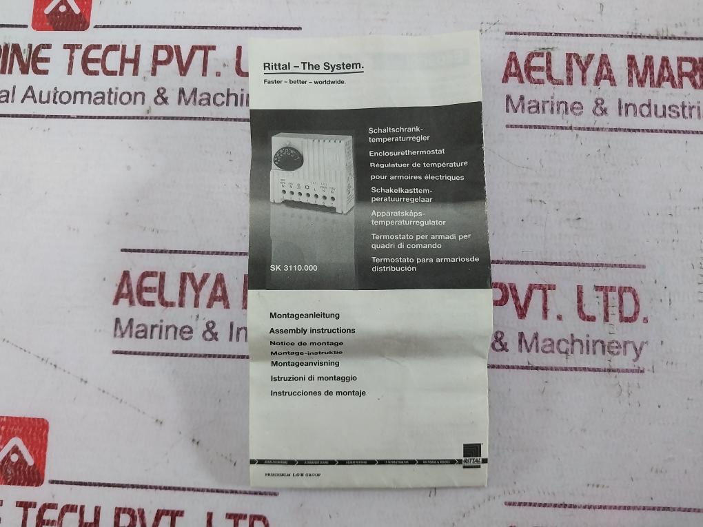 Rittal Sk 3110 Thermostat Enclosure Temperature Regulator 24-250V 10A