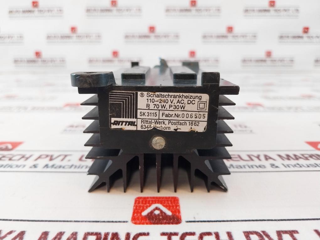 Rittal Sk 3115 Panel Heater 110 – 240V Ac, Dc