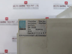 Rittal Sk 3153 Filter Fan 220 50/60Hz 58W
