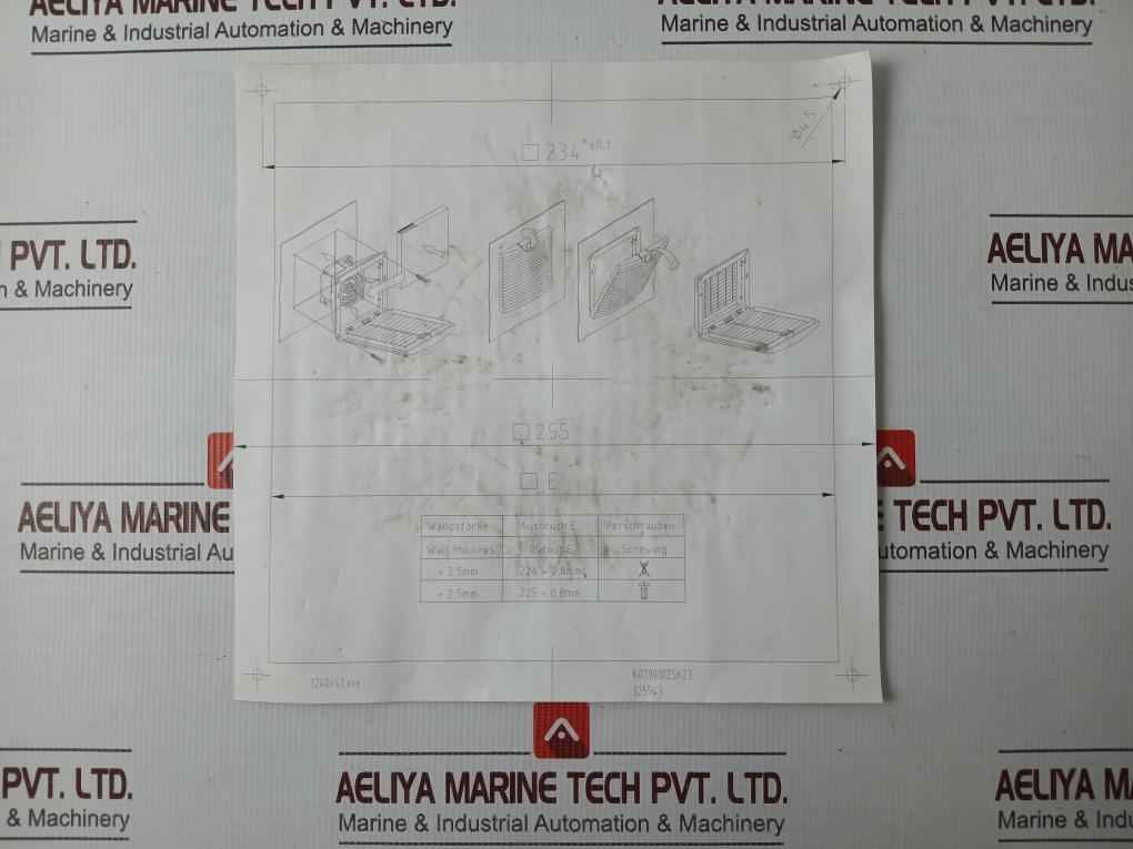 Rittal Sk 3241.110 Cabinet Electric Filter Fan 115V 50/60Hz 325960