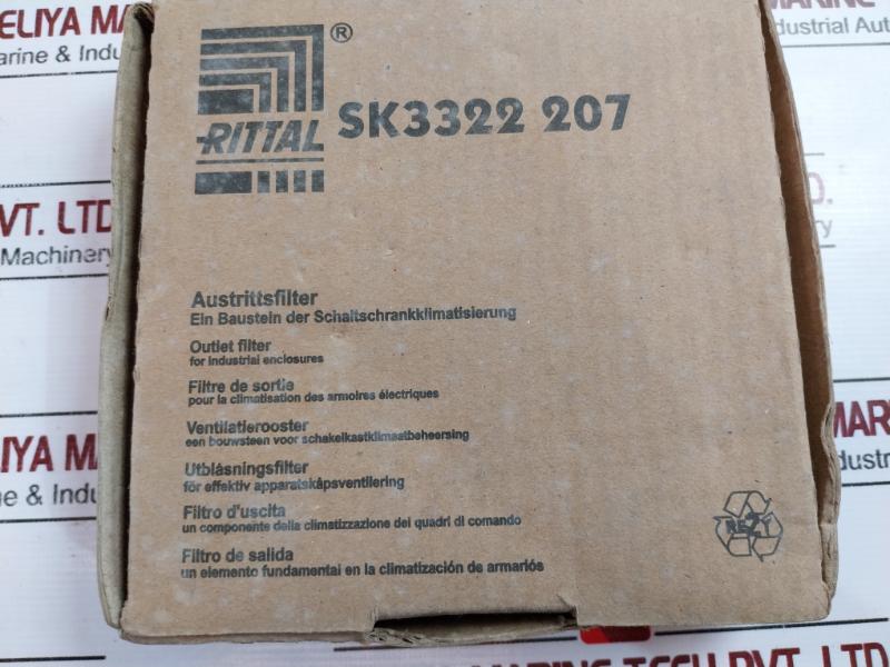 Rittal SK3322 207 Type 12 Outlet Filter