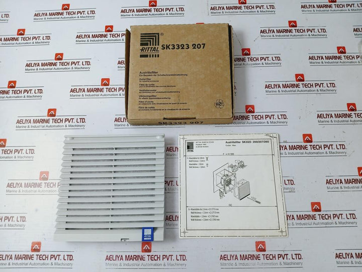 Rittal Sk3323 207 Outlet Filter For Industrial Enclosures