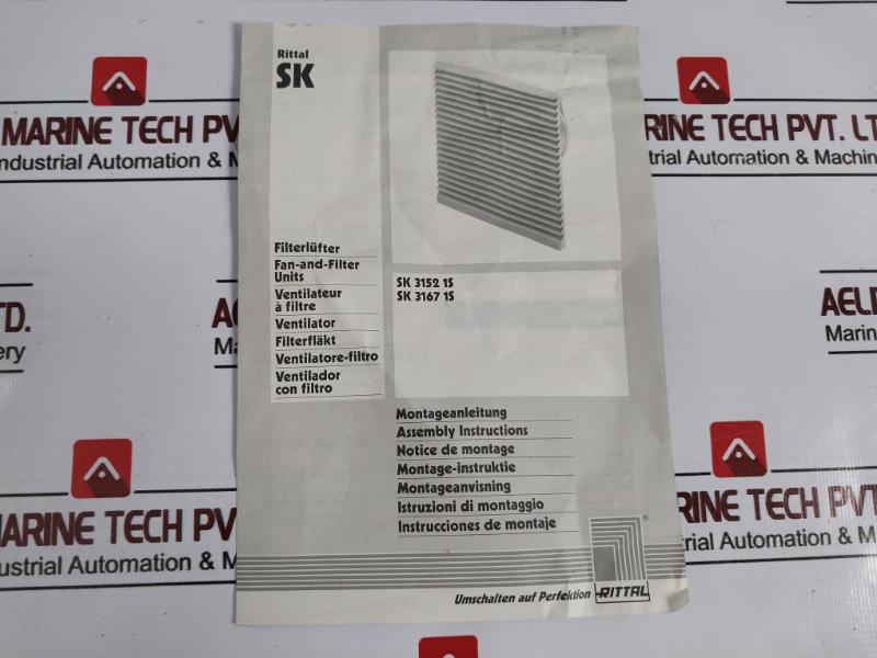 Rittal Sk 3152100 Fan-and-filter Unit 220/230V 50/60Hz 48/47W 220V-50Hz 40W