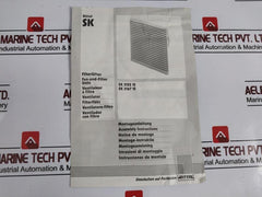 Rittal Sk 3152100 Fan-and-filter Unit 220/230V 50/60Hz 48/47W 220V-50Hz 40W