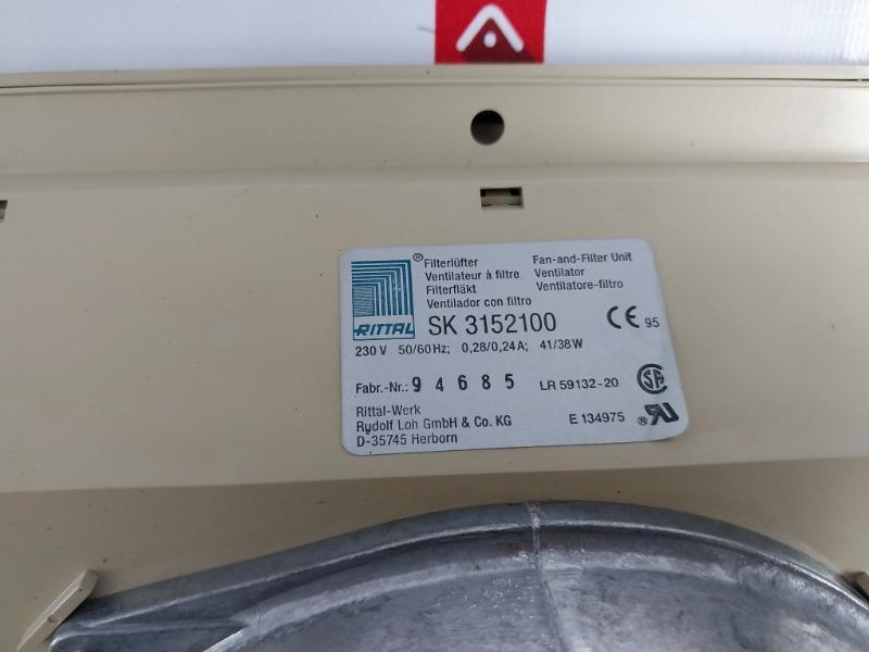 Rittal Sk 3152100 Fan-and-filter Unit 220/230V 50/60Hz 48/47W 220V-50Hz 40W