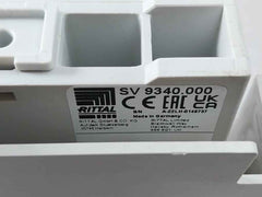 Rittal Sv 9340.000 Busbar System 3ph 600/480vac 63a Awg10-6 44 Lb-in/75c Copper Rails