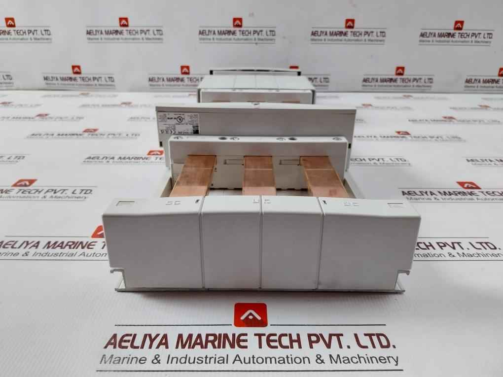 Rittal Sv 9340.000 Busbar System 3ph 600/480vac 63a Awg10-6 44 Lb-in/75c Copper Rails