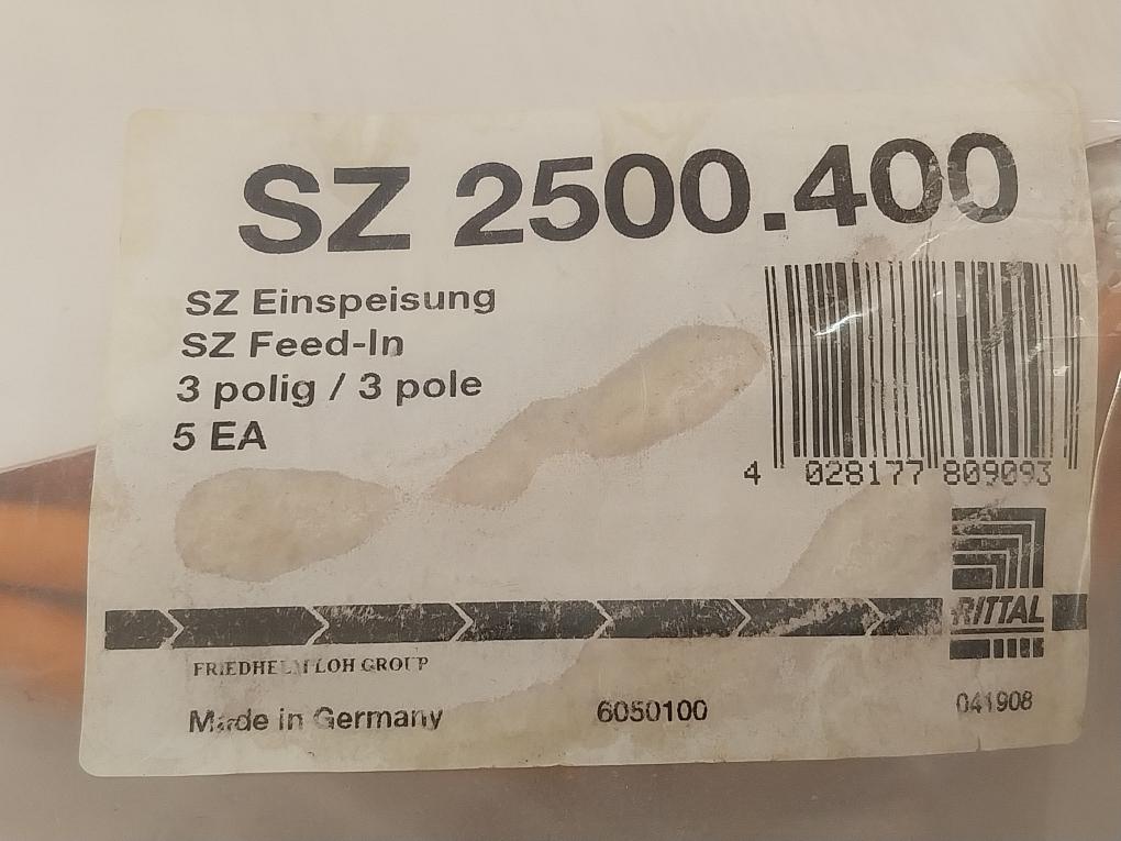 Rittal Sz 2500.400 Connection Cable 3 Pole 250V 0.25-1.5Mm2 4.5-10Mm