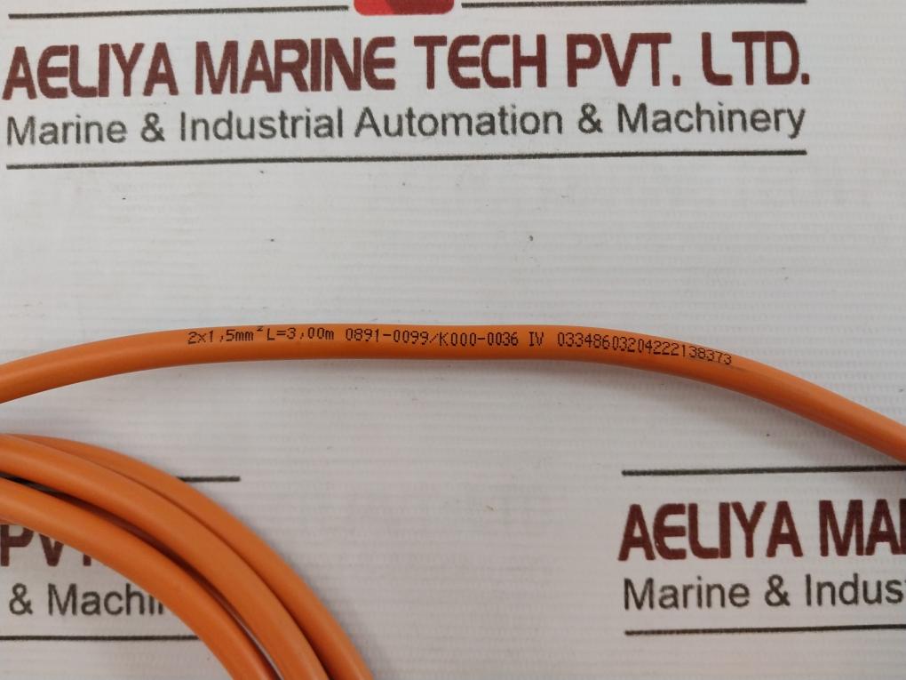 Rittal Sz 2500.420 2-pole Connection Cable 03348603204222138373 250V 3.00M