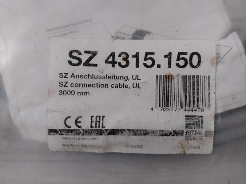 Rittal Sz 4315.150 Connection Cable H05vv5-f 600v Iec 61535
