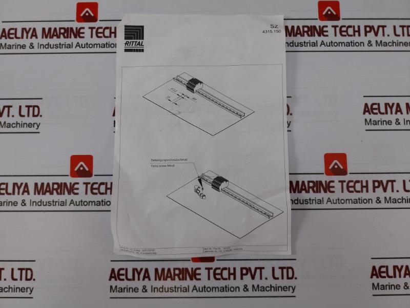 Rittal Sz 4315.150 Connection Cable H05vv5-f 600v Iec 61535