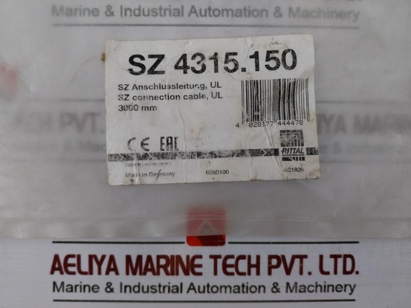 Rittal Sz 4315.150 Connection Cable H05vv5-f 600v Iec 61535