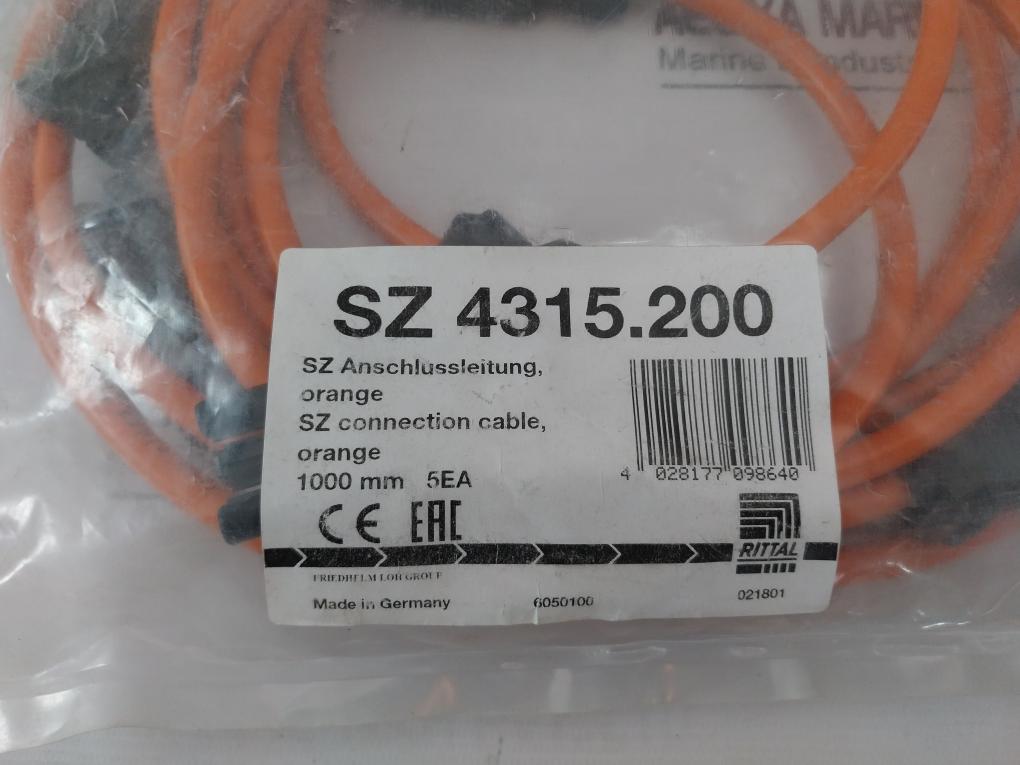 Rittal Sz 4315.200 Connection Cable For Power Supply 1000 Mm 6050100 Gst18I3K1B