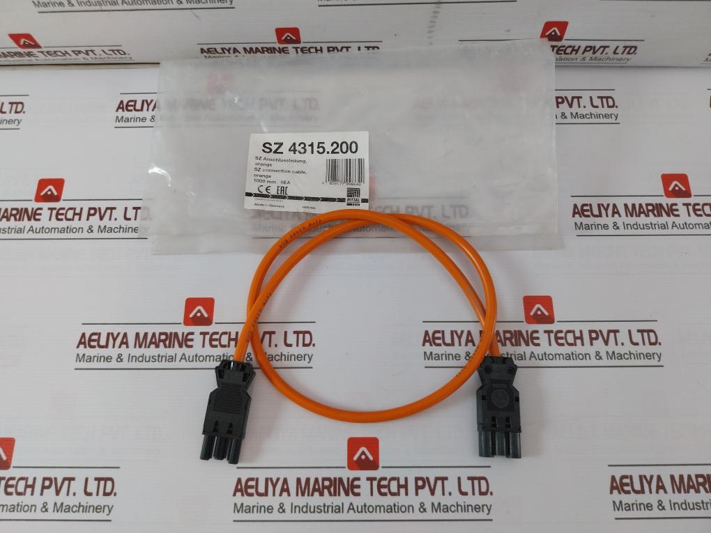 Rittal Sz 4315.200 Connection Cable For Power Supply 1000 Mm 6050100 Gst18I3K1B