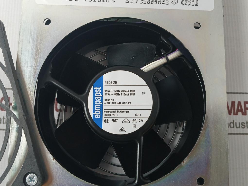 Rittal 9967295 Control Fan Assembly 51303940-150 Rev G 85-132 V 0.5 A 47-63 Hz