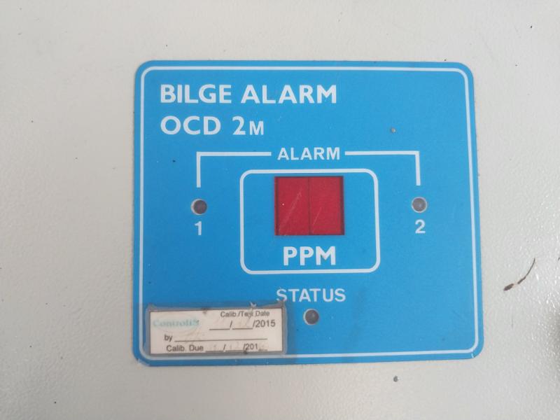 Rivertrace Engineering Ocd 2m Bilge Alarm 110/220v Ac Rev: 2