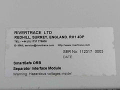 Rivertrace Smartsafe Orb Separator Interface Module 94V-0 Ucam-iii Mas0302515R5