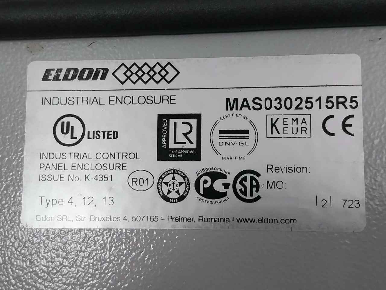 Rivertrace Smartsafe Orb Separator Interface Module 94V-0 Ucam-iii Mas0302515R5