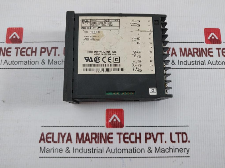 Rkc Pid Temperature Controller 100-240Vac/50-60Hz Part No: Ch402