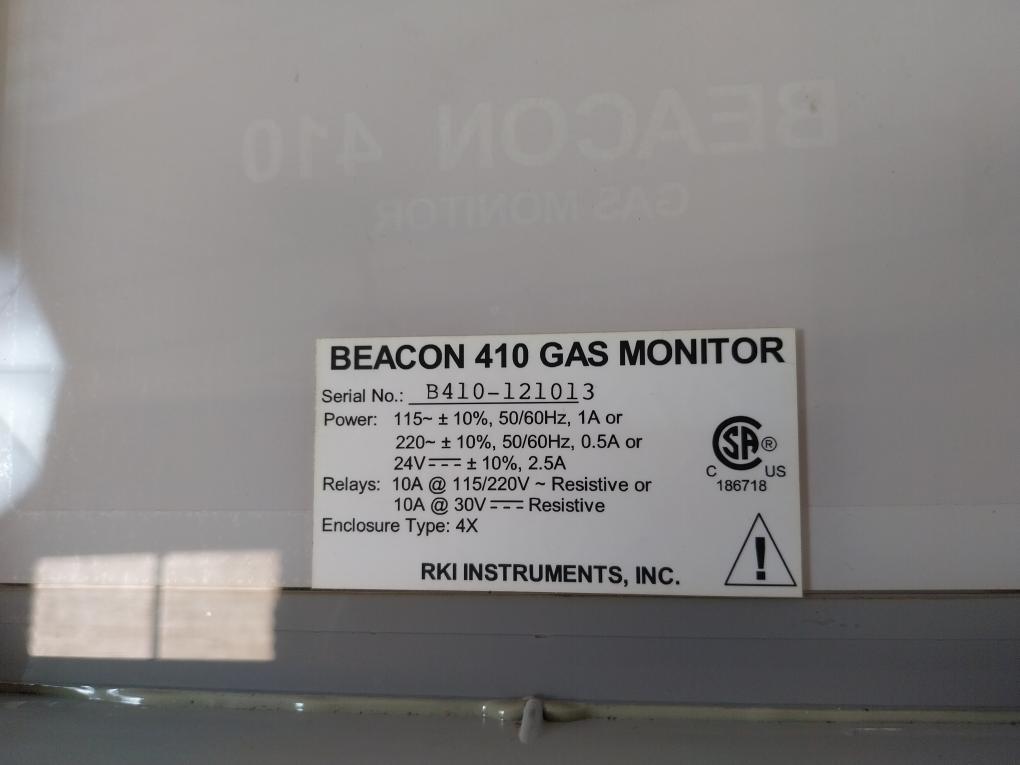 Rki Instruments Beacon 410 Gas Monitor