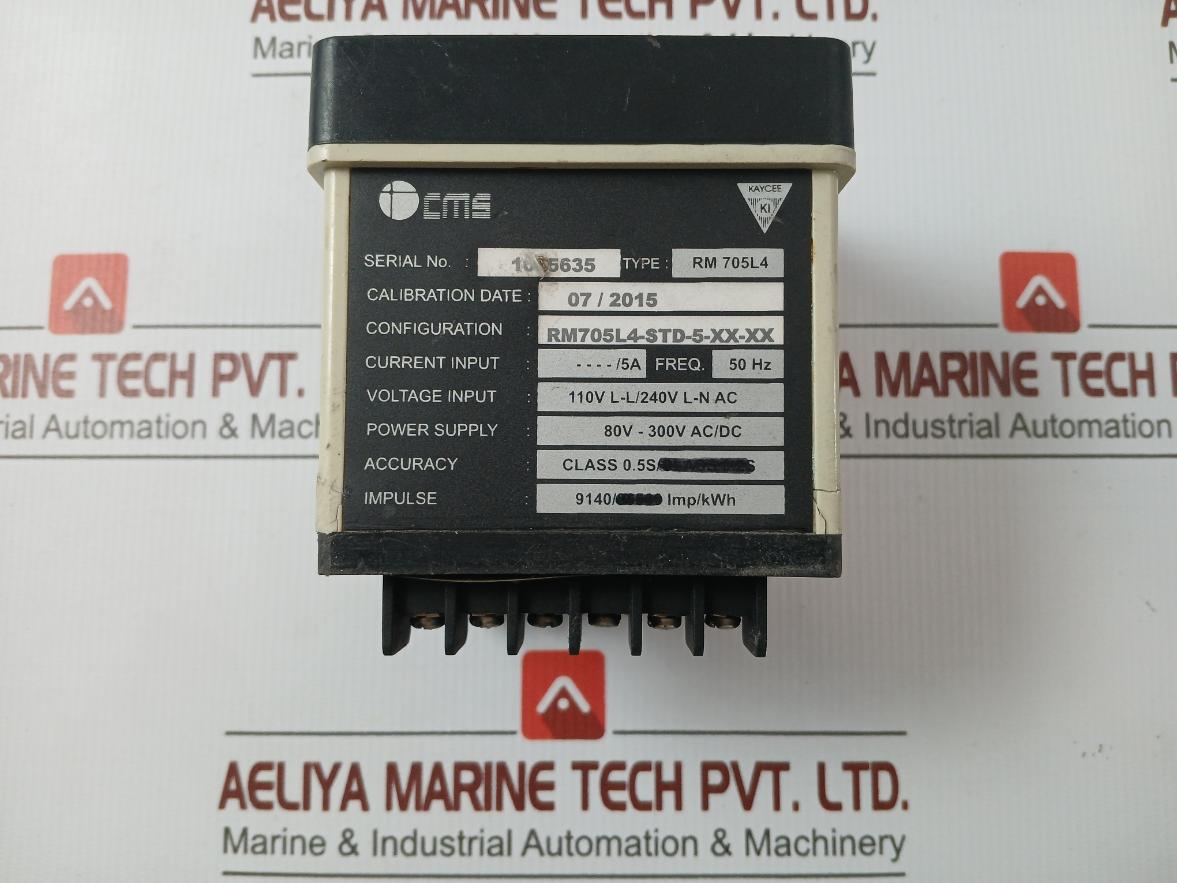 Rm 705L4 Energy Meter Class 0.5S Cms 80V-300V Ac/Dc