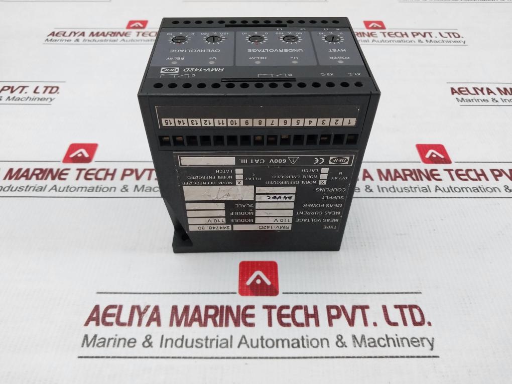 Rmv-142d-Voltage-Relay-By-Deif-110v-24vdc-4