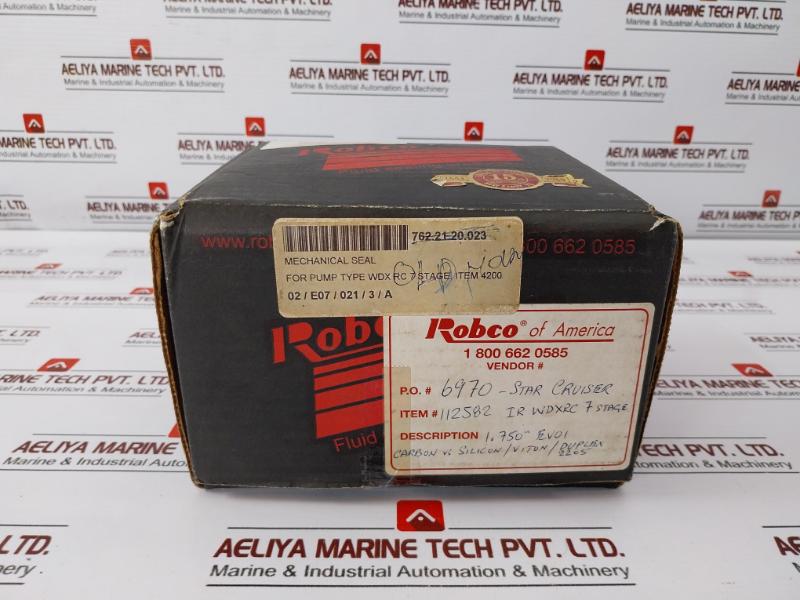 Robco Of America Mechanical Pump Seal Set For Pump Type Wdx Rc 7
