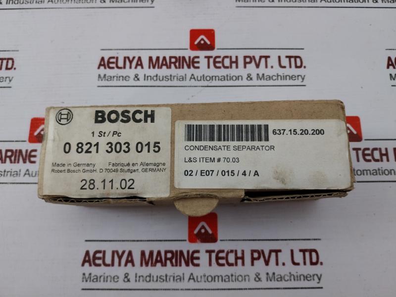 Robert Bosch 0 821 303 015 Condensate Separator