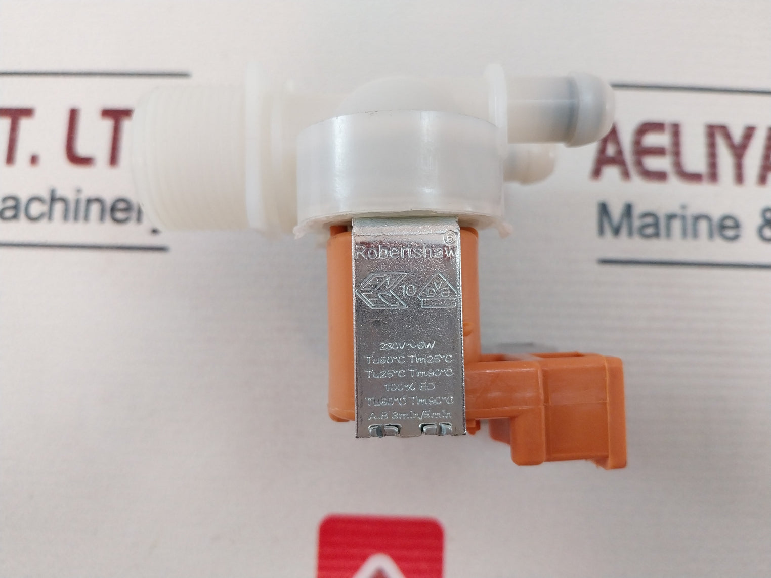 Robertshaw 696808401 2 Ways Double Straight Solenoid Valve 230Vac