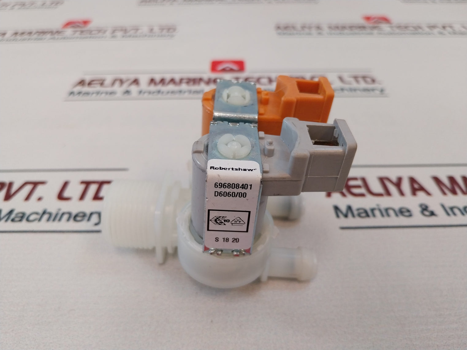 Robertshaw 696808401 2 Ways Double Straight Solenoid Valve 230Vac