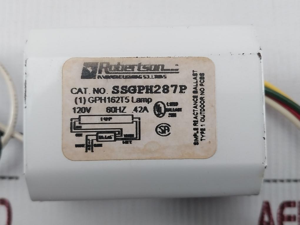 Robertson Ssgph287P Electronic Ballast
