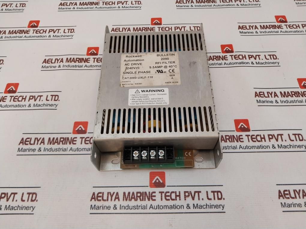 Rockwell Automation 2090-uxlf-110 Single Phase Ac Drive Ser: A 240Vac