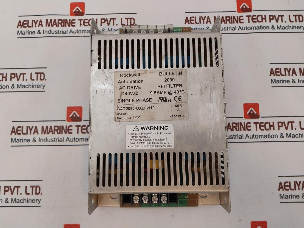 Rockwell Automation 2090-uxlf-110 Single Phase Ac Drive Ser: A 240Vac