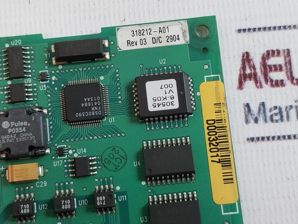 Rockwell Automation 318212-a01 Control Board 318211-b01, Rev 03