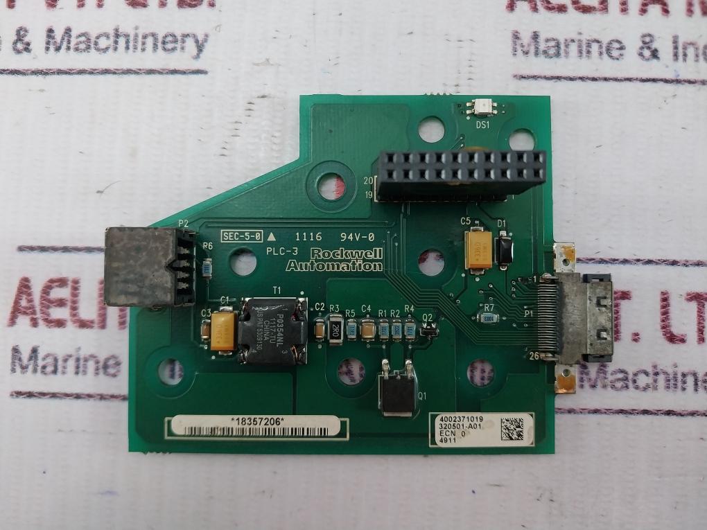 Rockwell Automation 320501-a01 Digital Display & Inverter Board 320443-b02