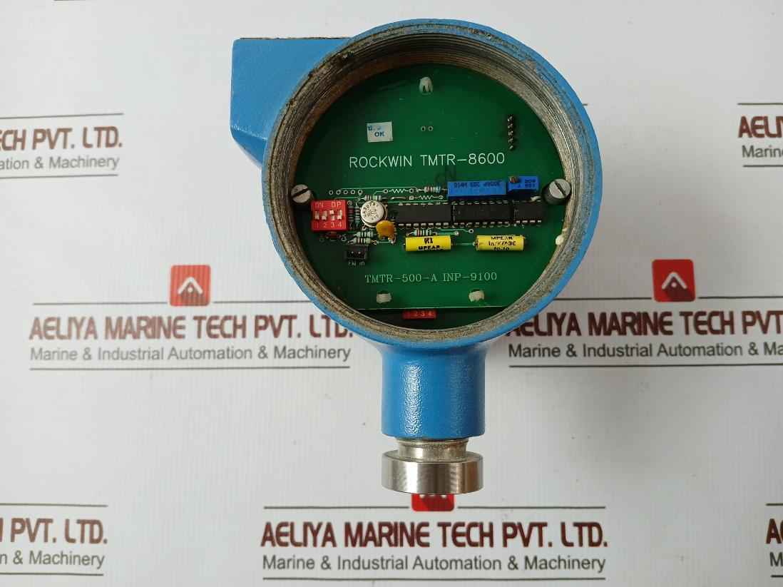 Rockwin Tmtr 8600 Turbine Flowmeter 3.6Vdc 34M3/Hr Tmtr-500-a