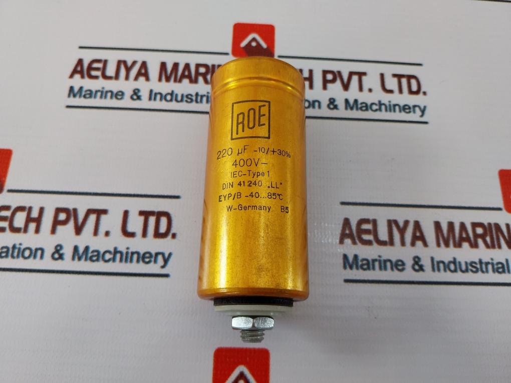 Roe Din 41240 Ll/Eyp Capacitor 220 µF