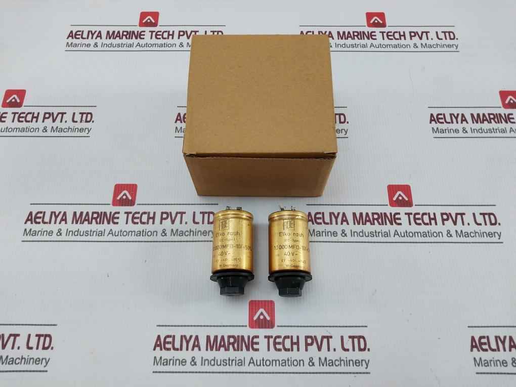 Roe 10 000 Mfd-10/+50% Electrolytic Capacitor Used