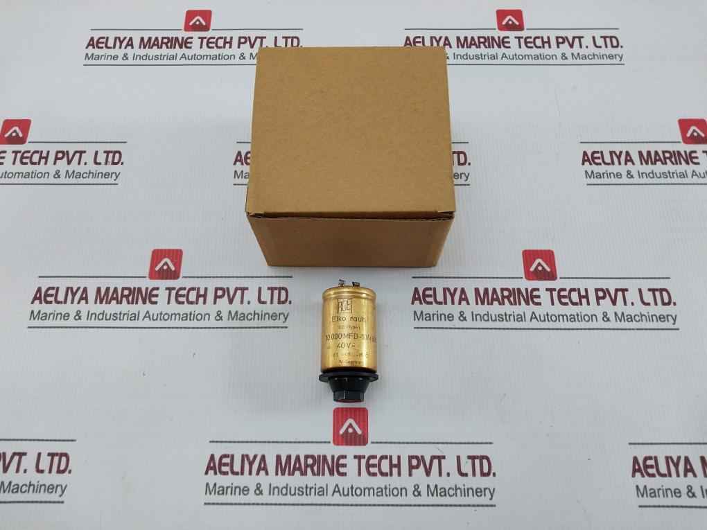 Roe 10 000 Mfd-10/+50% Electrolytic Capacitor Used