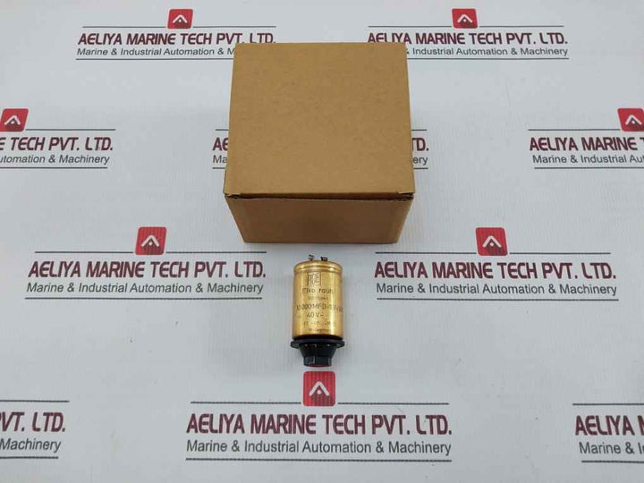 Roe 10 000 Mfd-10/+50% Electrolytic Capacitor Used