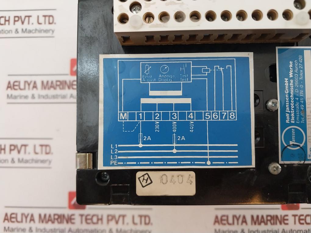 Rolf Janssen 01-3101-193 Insulation Controller