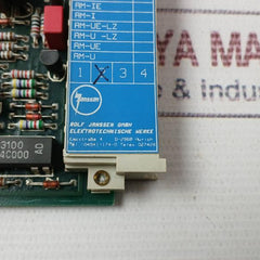 Rolf Janssen 03.0111.A Pcb Card 1 X 3 4/2