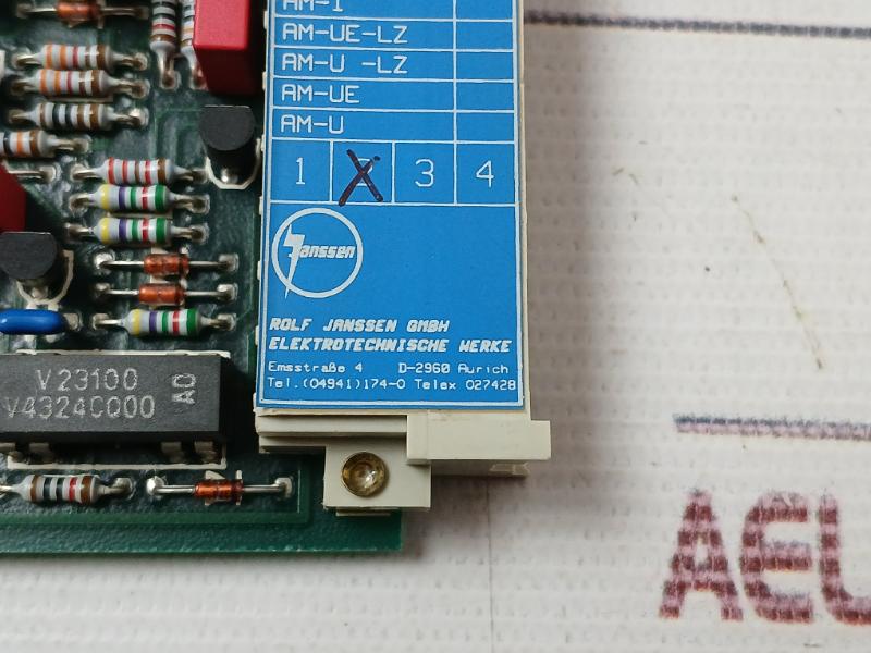 Rolf Janssen 03.0111. A Printed Circuit Board