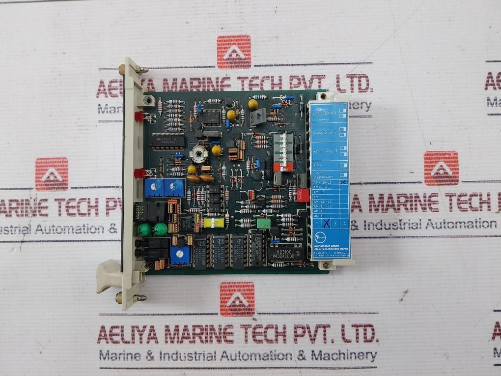 Rolf Janssen 03.0111.A Printed Circuit Board Pcb Card 1 X 3 4/2