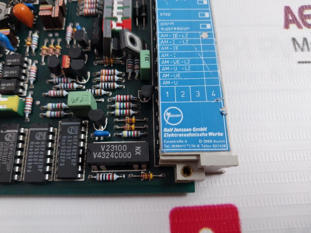 Rolf Janssen 03.0111A Printed Circuit Board