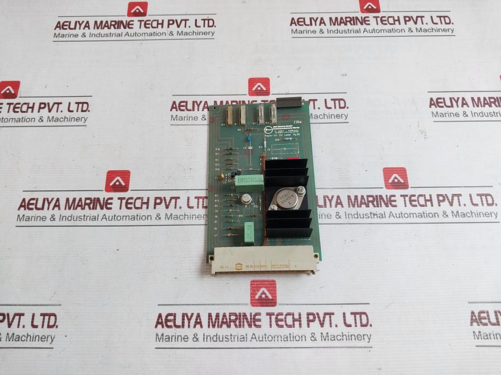 Rolf Janssen 228A Regler Fur I/U Lader Rg 09 Printed Circuit Board Card