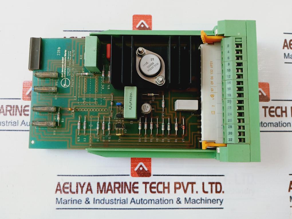 Rolf Janssen 228B Regler Fur I/U Lader Rg 10 Card