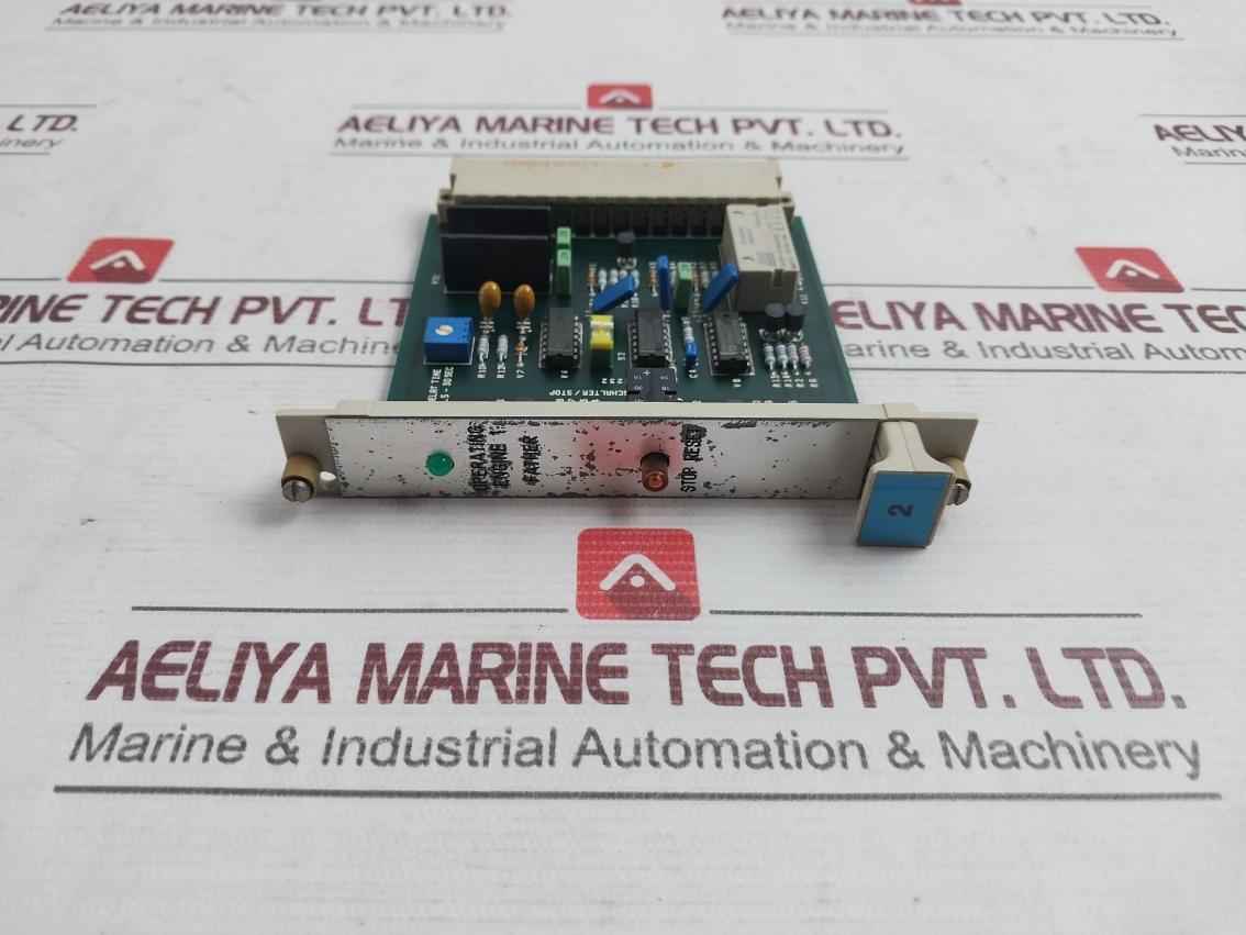 Rolf Janssen 232 Pcb Card For Operating Engine/Stop Reset Nr.232
