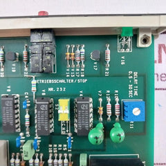 Rolf Janssen 232 Pcb Card For Operating Engine/Stop Reset