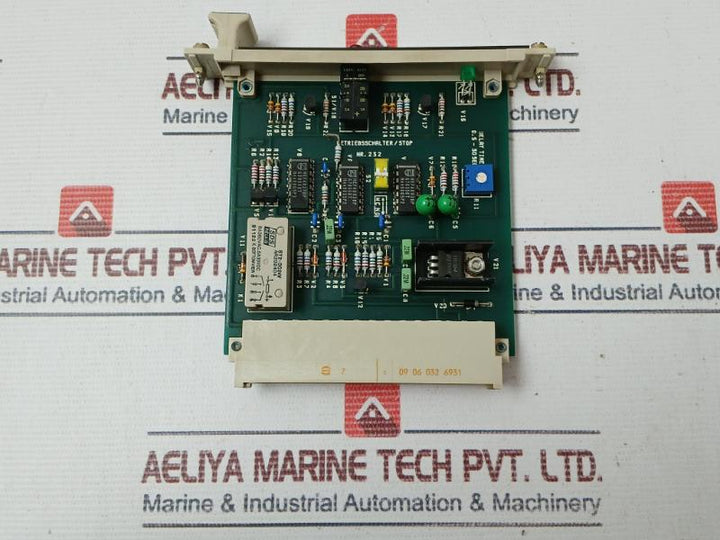 Rolf Janssen 232 Pcb For Betriebsschalter/Stop/Operation Switch Operating Engine 2 Son